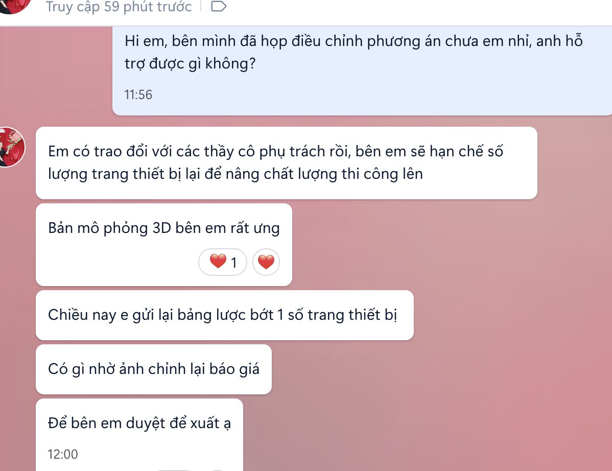 Feedback của khách hàng